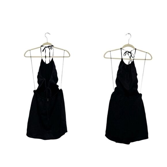 NEW Reformation Mabli Linen Open Back Mini Dress - Picture 7 of 9